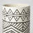 Ceramic Cream Geometric Cylinder Table Vase-120898868