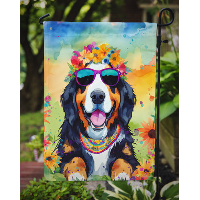 Drapeau de jardin Hippie Dawg