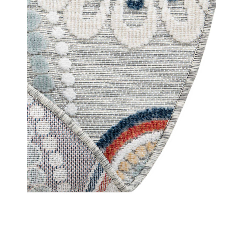 Tapis spiralé Firman, Rond 8 pi 2 po