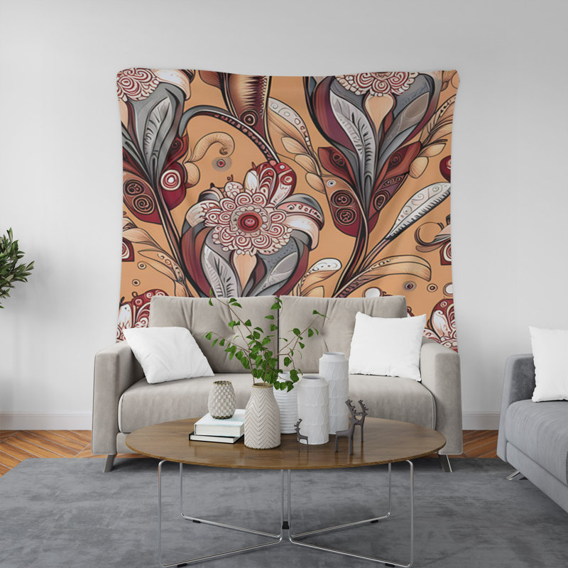 Tapisserie murale, H 60 po x l 51 po
