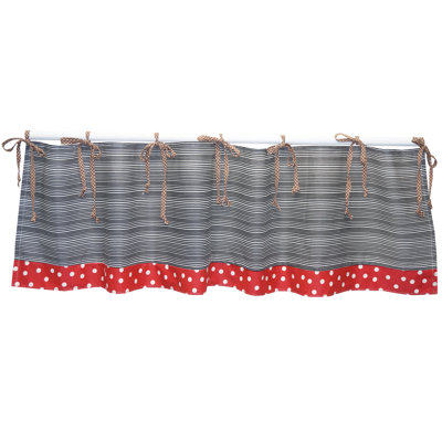 Pirates Cove Cotton Tailored Window Valance