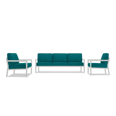 Pacifica 3 Piece Sofa Loveseat Set