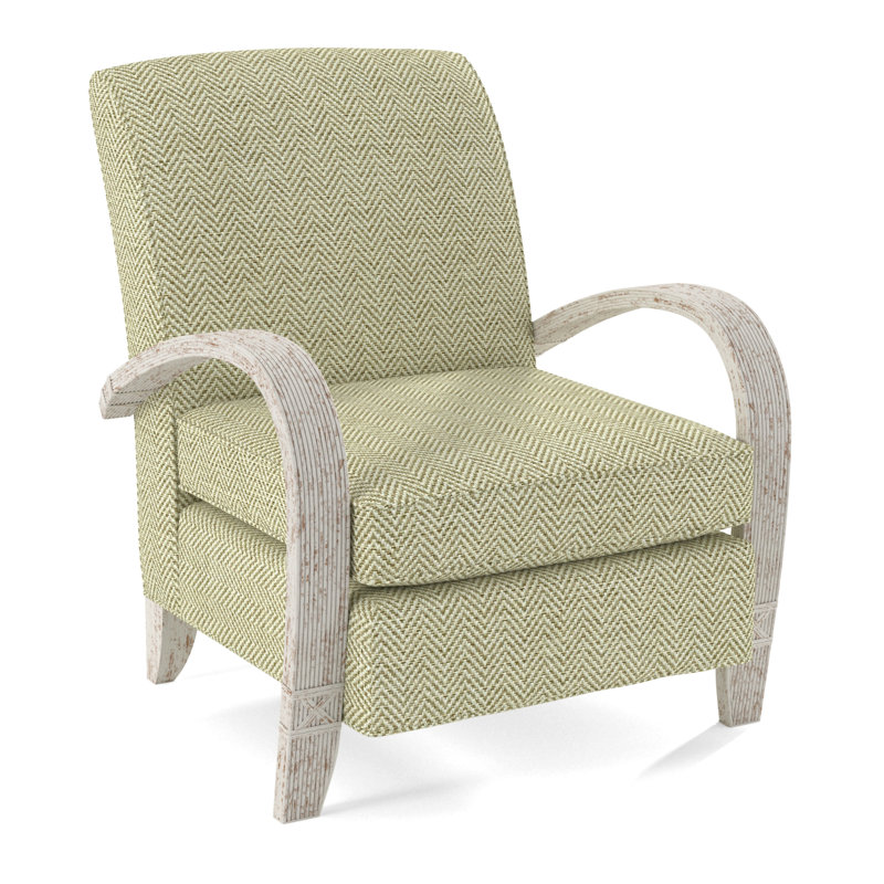 Vero Armchair, Antique Frost White, Snow Crypton Performance; 0884-91