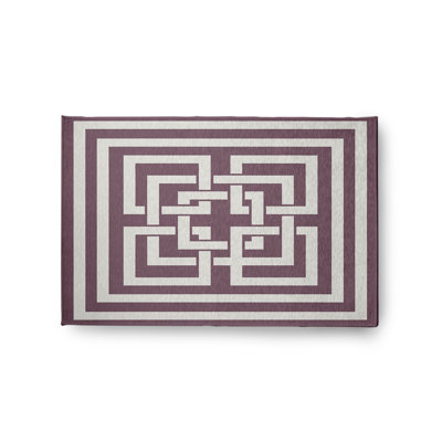 Tapis intérieur / extérieur mauve Colan