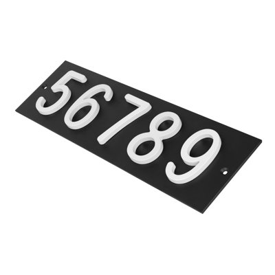 Plaque d'adresse horizontale Amgo
