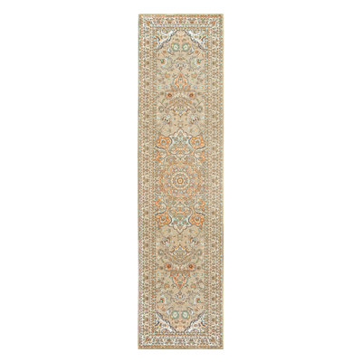 Kenya Beige Performance Flatweave Washable Oriental Indoor / Outdoor Rug