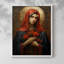 Série Religious XCI - reproduction encadrée de qualité supérieure - prête à être accrochée - aucun clou requis-1637220250-1637219939