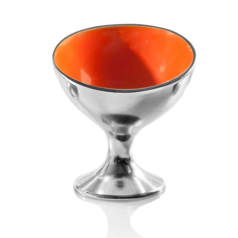 Icecream Cup, Silver/Orange