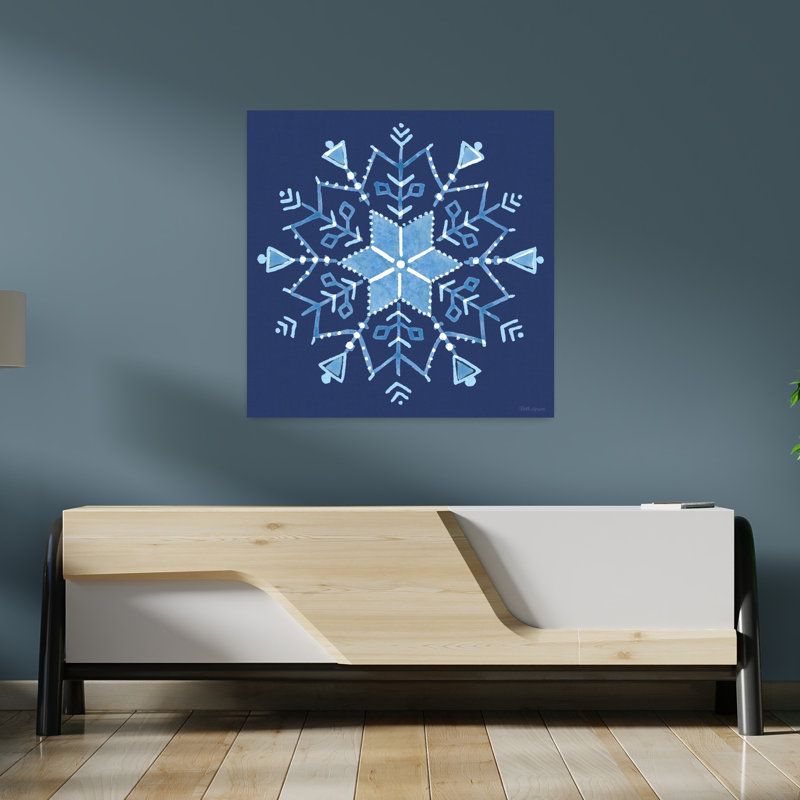 Art contemporain d'hiver Winter Sparkle VII, H 36 po x l 36 po