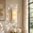 2-light Modern Brass Gold Wall Sconce（set of 1)