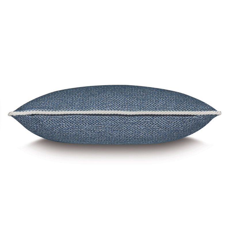 Oreiller décoratif Downwind , Bleu, Rectangle H 13 po x l 22 po