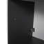 Grand meuble-lavabo autoportant en résine blanche et 2 portes d'armoire à fermeture en douceur-1530593483