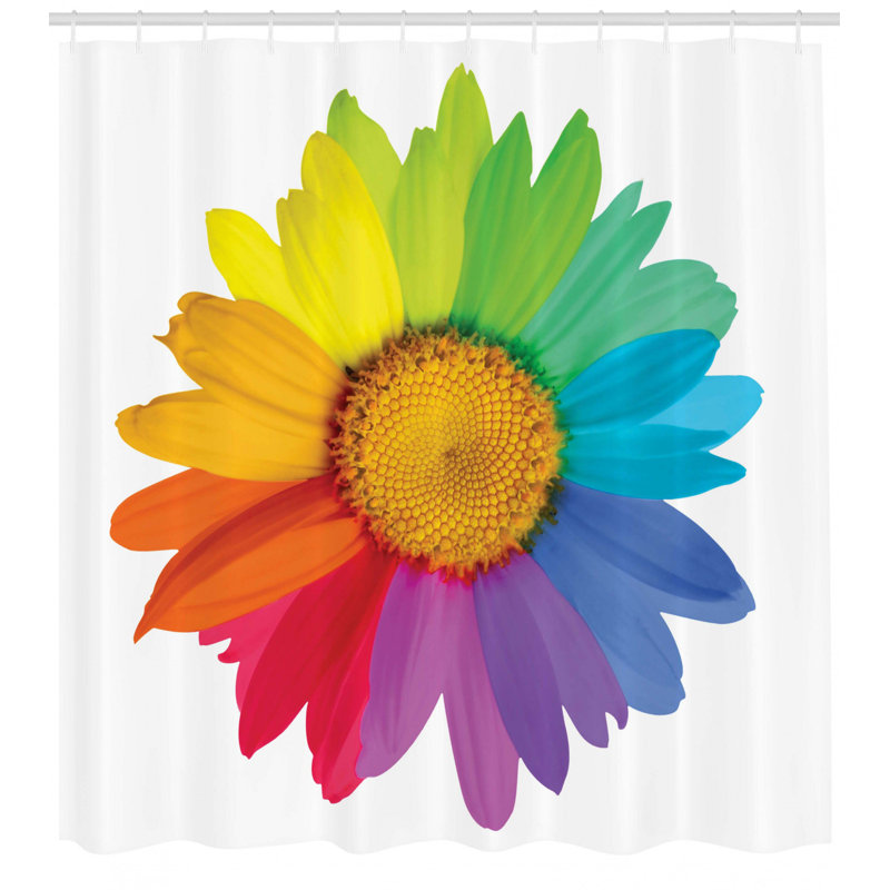 Shower Curtain with Hooks Included, 84" H x 69" W