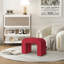 Ellecia 25.6'' Boucle Upholstered Waterfall Bench-19396359