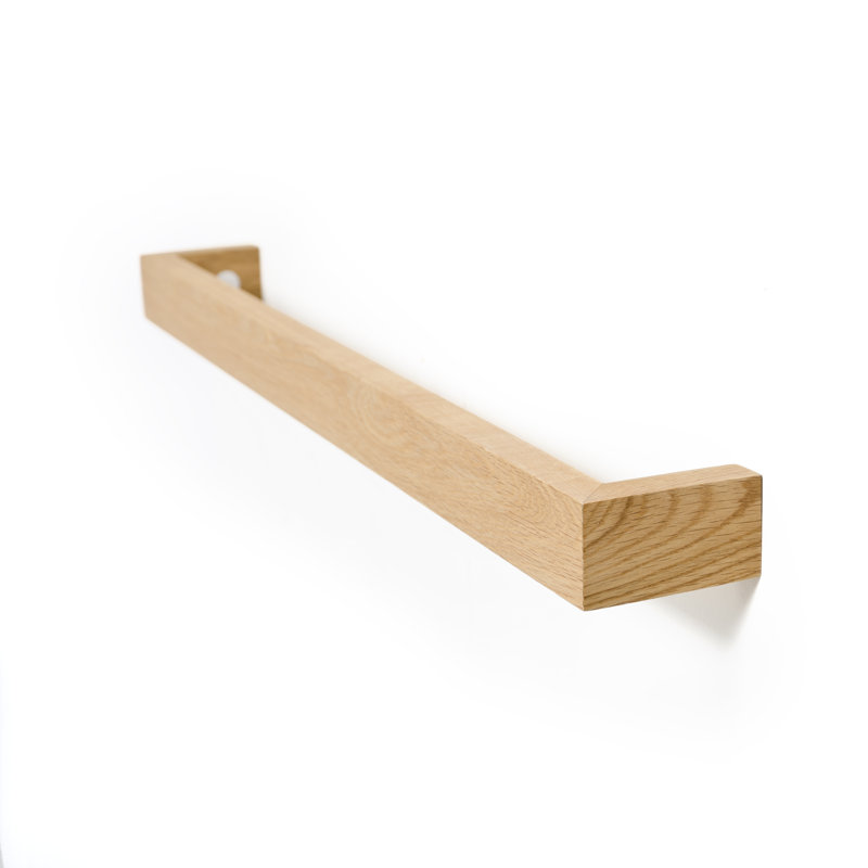 Mendocino 72cm Wood 1 Wall Towel Bar, Natural Oak