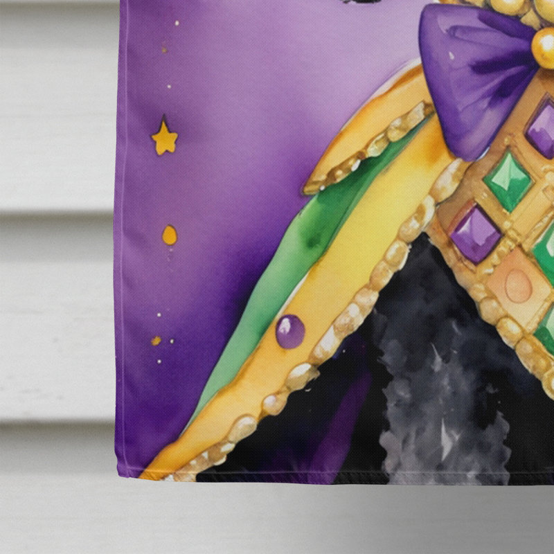 Double Sided 40'' H x 28'' W Polyester Mardi Gras House Flag
