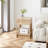 PE Rattan End Table with Drawer, Modern Nightstand, Side Table for Living Room, Bedroom-2012793649