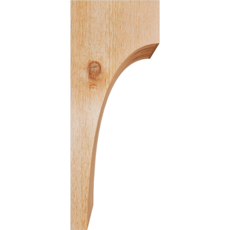 Huntington Corbel, H 20 po x l 6 po x P 8 po, Sciage brut, Cèdre rouge