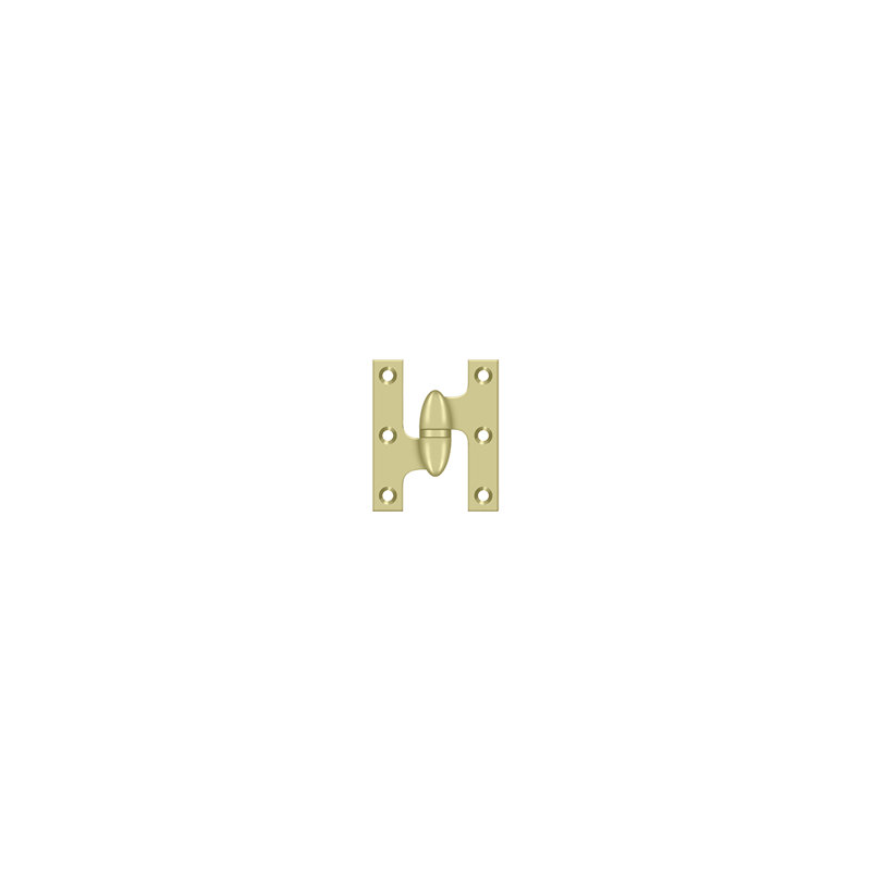 Hinge, Unlacquered Brass, Left Hand