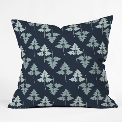 Coussin décoratif haut et bas mareike boehmer leaves