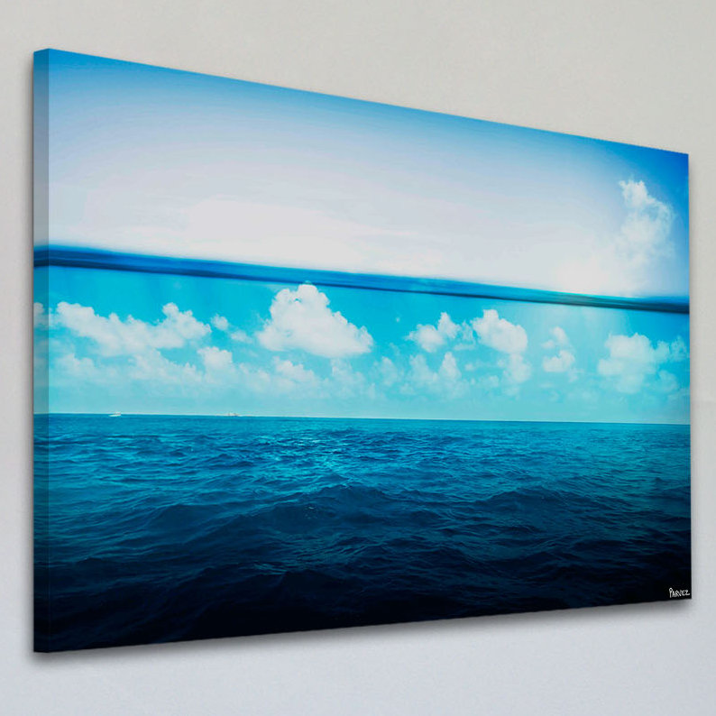 " Clouds " by Parvez Taj, 16" H x 24" W x 1.5" D