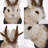 Rabbit Head Wall Mount, Animal Head Wall Decor, 2Pcs