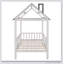 Wood House Bed With Fence-2139928483-2139928480