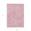 Tapis intérieur lavable rose 9 'X 12'