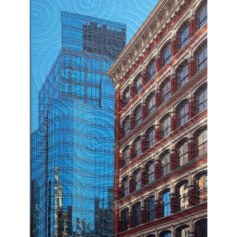 Astor Place Print by Marilyn Henrion, Black Framed Paper, 21.25" H x 17.25" W