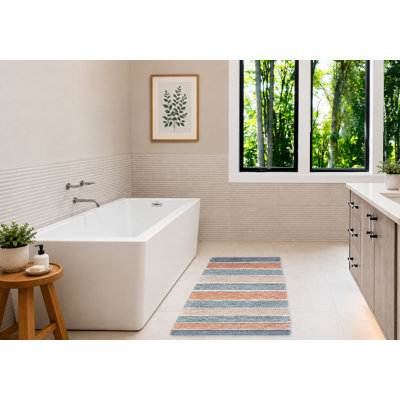 Cervantez 100% Cotton Non-Slip Bath Rug