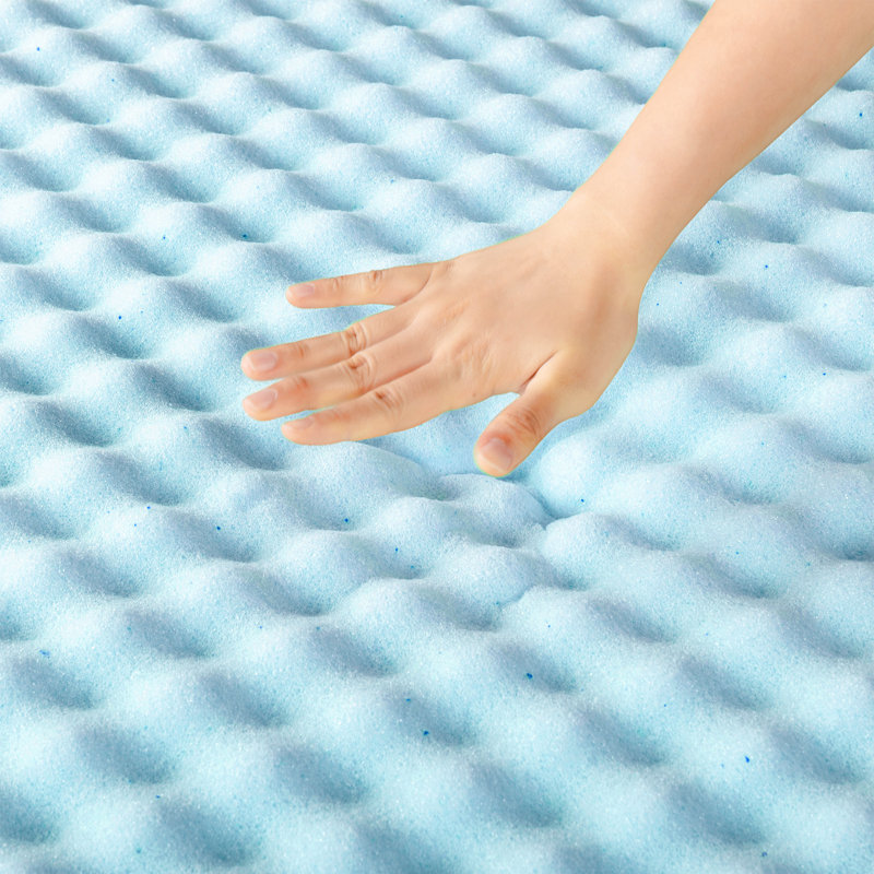 Egg Crate Gel2 1.5'' Gel Memory Foam Mattress Topper, Full