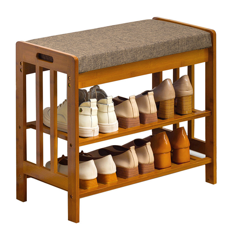Stanelli Solid Wood Storage Bench