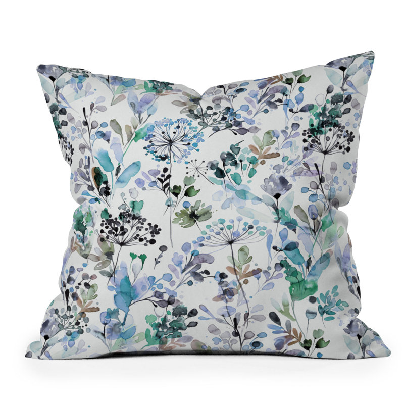 Coussin décoratif intérieur / extérieur Ninola, H 18 po x l 18 po