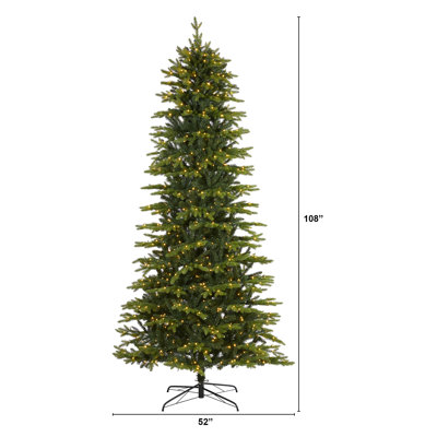 Lighted Artificial Christmas Tree