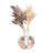 Hand-Painted w/ Face Stoneware Vase