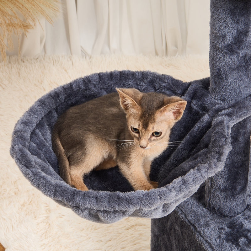 68'' H Cat Tree, Dark Gray