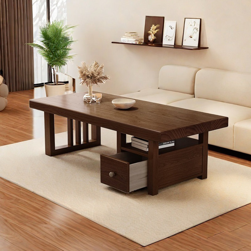 Modern simple rectangular coffee table living room, 16.9" H x 78.7" W x 31.5" D