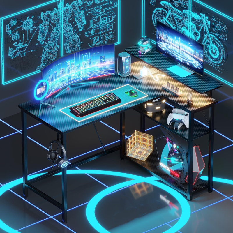 L-Shaped Computer Desk