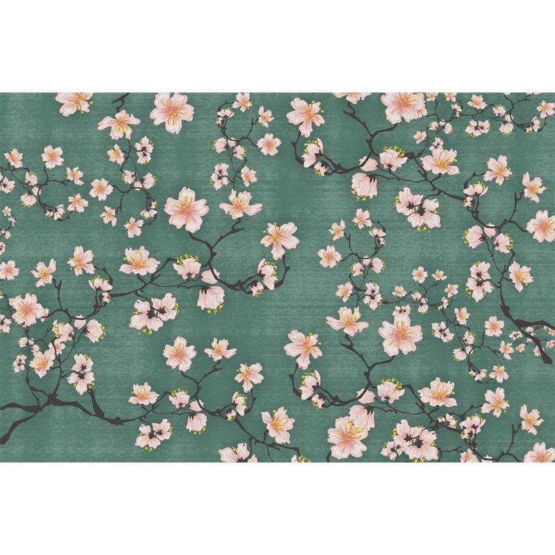 Murale lisse de style chinois, L 100 po x l 144 po