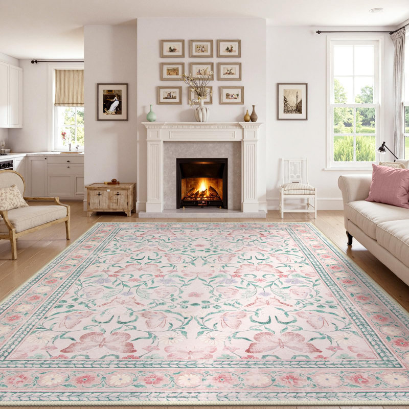 Tapis lavable pour chambre de bébé Kaldi, Rectangulaire 8 pi x 10 pi