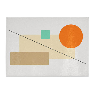 Abstract Blocks Chopping Board