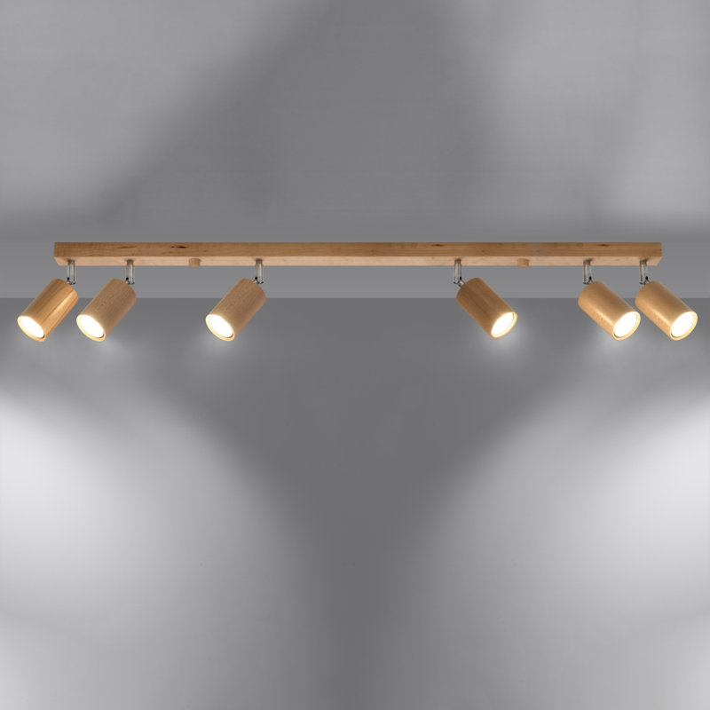 BERG Solid Wood Flush Mount