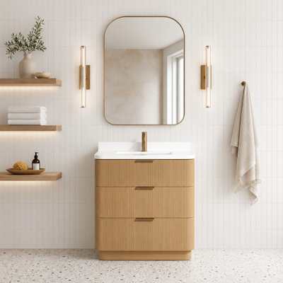 Calamigo 30" W Single Bathroom Vanity