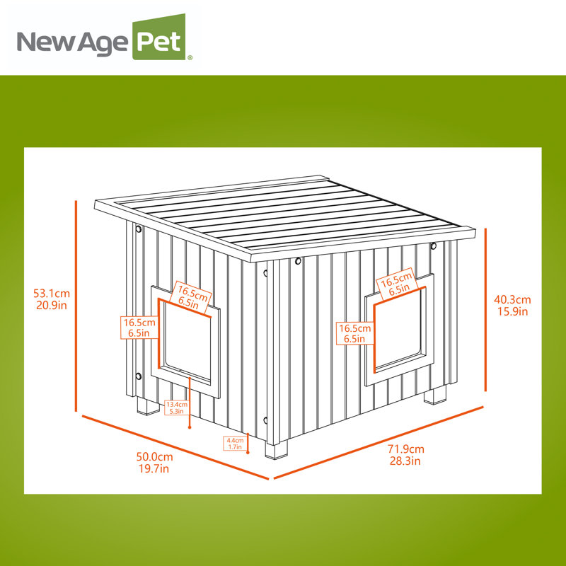 Achilles X-Large Outdoor Cat House