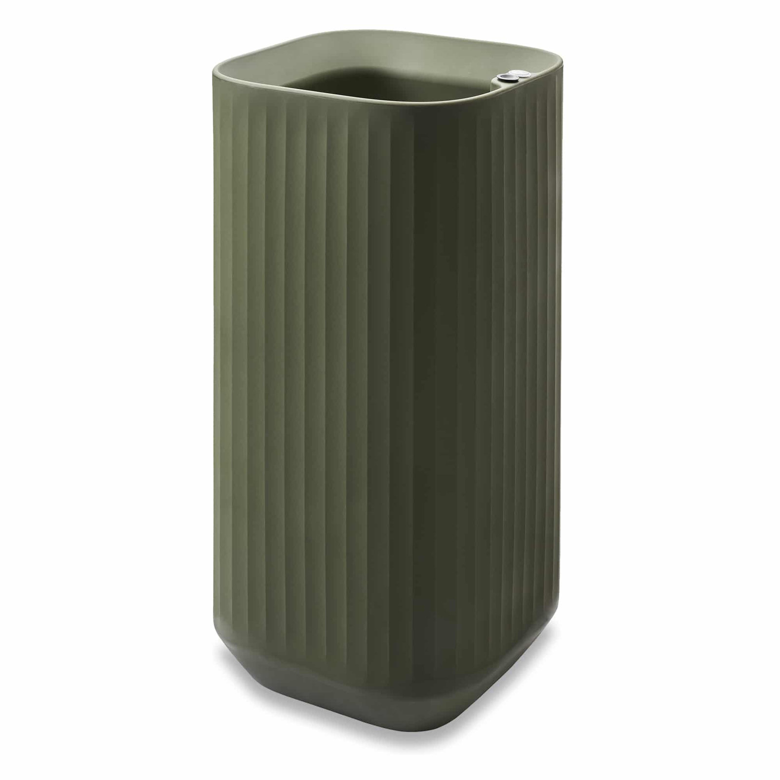 Mod Self Watering Plant Box, Olive, 20" x 20" x 38"H - Tall Square