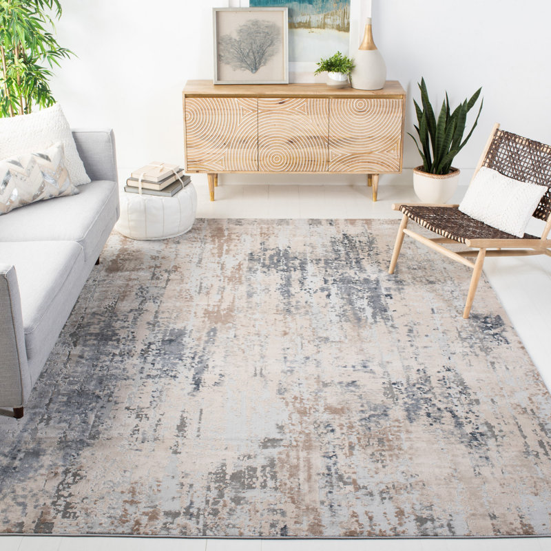 Keyra Performance Abstract Rug, Rectangle 5'3" x 7'6"