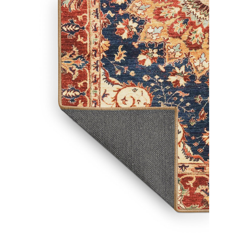 Tapis décoratif multicolore à motif abstrait, Rectangle 2 pi x 4 pi