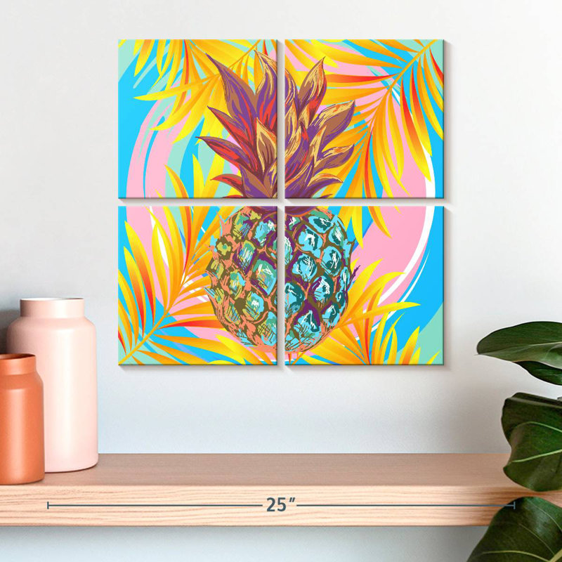 Ananas de palmier tropical Yarlin, H 18 po x l 18 po
