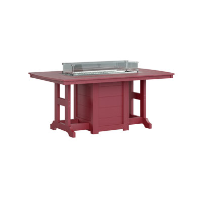 Berlin Gardens Garden Classic 72″ Fire Pit Bar Table