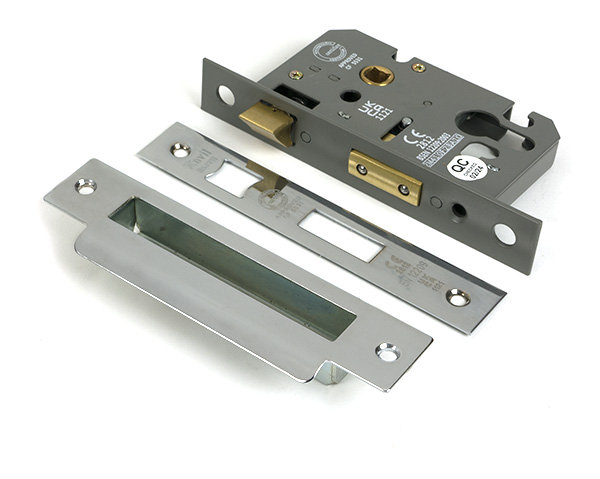Euro Profile Sash Lock, Polished Chrome